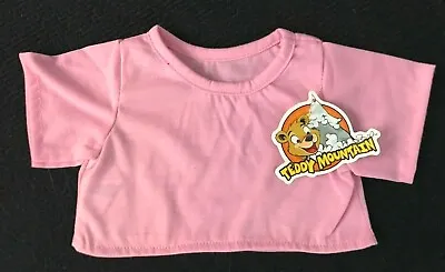 $2.99 • Buy Pink T-Shirt Teddy Bear Clothes Fits Most 14 -18  Build-a-Bear Teddy Mountain