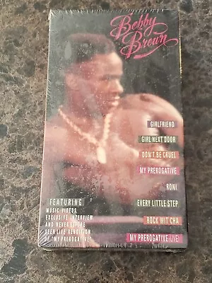 BRAND NEW Bobby Brown His Prerogative (VHS 1989) RARE Sealed OOP MCA • $59.99