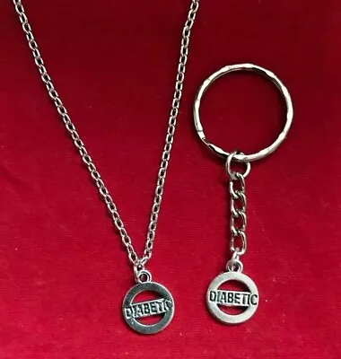 Medical/Diabetic Necklace & Keyring Set ~ **Only £5.95** + Free UK Postage • £5.95