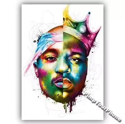 2pac W1 Biggie Smalls Tupac Poster Art Print - A4 A3 A2 A1 A0 Sizes • £9.06