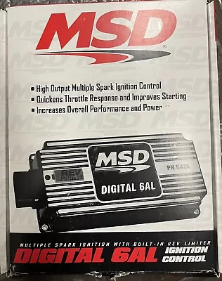 MSD Ignition Control Module - MSD Digital 6AL Ignition Control - Black Sealed • $300