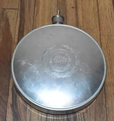 Vintage PALCO Canteen Worcester Mass. Pressed Aluminum Co. Patent 1915 • $14.95