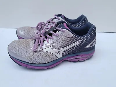 Mizuno Wave Rider 19 Running Shoes Sneakers Women’s Size- 8W • $26