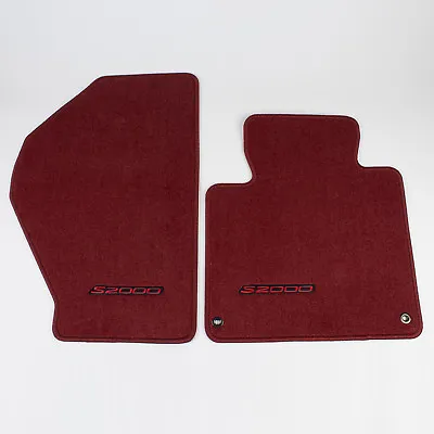 Genuine OEM Honda S2000 Floor Mat Set Red W/Red Letters 83600-S2A-A01ZB • $233.95