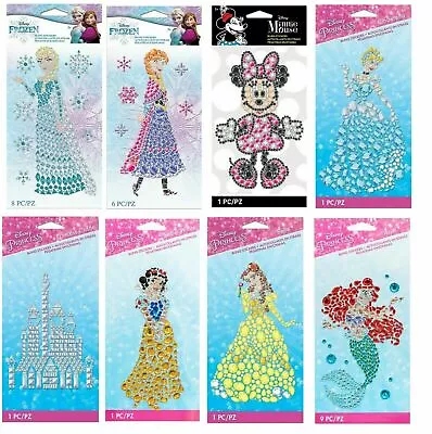 Jolee's DISNEY Bling Stickers - Mickey Minnie Elsa Anna Cinderella -You Pick • $2.84