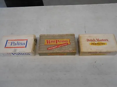 Vintage Dutch Masters WM Penn And La Palina Cigar Boxes Empty Cigar Box • $19.99
