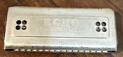 Hohner Silver Echo Bell Metal Reeds Harmonica M. Hohner Germany • $69.99