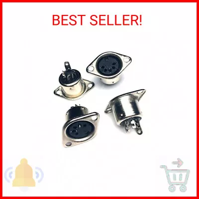 DIN Female 5-Pin Jack Socket Connector Panel Mount Soldering - 5 Pin MIDI DIN So • $10.16