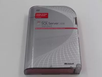 Microsoft Sku-228-08394 Sql Server 2008 Standard Software • $1999.99