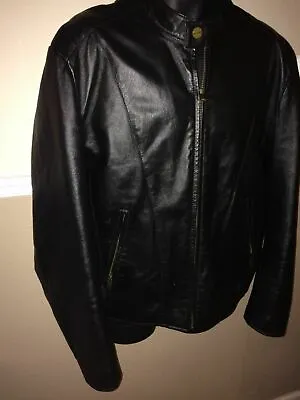 Wilsons Leather Mens Tribal Patchwork Moto Inspired Leather Jacket.Sz L • $65