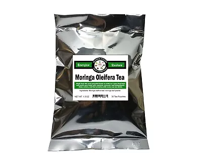 30 Moringa Oleifera Tea Bags - Dried Leaves + Leaf Powder=Maximum Absorption • $9.39