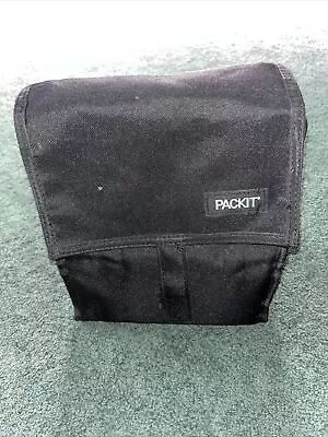 PackIt Freeze + Go Freezable  Lunch Cooler Bag Black • $9.99