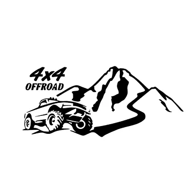 4x4 Sticker Off-Road Mountain Graphics Vinyl Decal For Car Truck Hood Side Body • $22.59