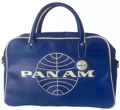 PAN AM Orion Bag Authentic Vintage Style Pan Am Blue Certified Carry On Duffel • $500