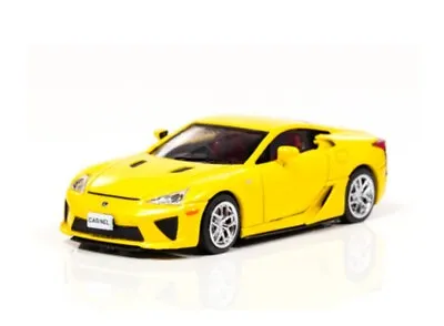 1:64 Kyosho CARNEL Lexus LFA 2010 Yellow CN640010 Diecast • $62