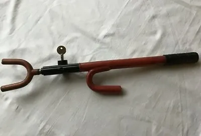 Vintage 1990s Anti-Theft Club Steering Wheel Lock - Car/Truck/SUV Red (1094N) • $49.99