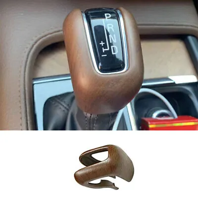 For Volvo XC60 2018-22 Brown Wood Grain Central Console Gear Shift Knob Cap Trim • $36.31