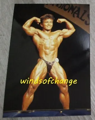 Found Photo Sexy Man Bodybuilding Muscles Flex Tight Underwear Gay Interest Q131 • $6.99