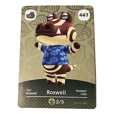 $6.95 • Buy Animal Crossing Series 5 Amiibo Cards New Horizons - Roswell 447