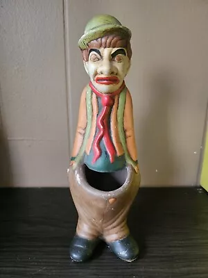 Vintage Sad Face Hobo Clown Cactus Succulent Planter Ceramic  • $27