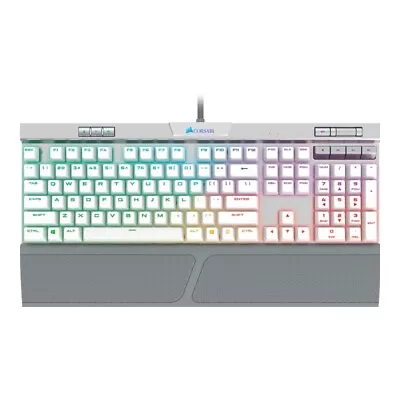 Corsair K70 MAX RGB Mechanical Keyboard - White [CH-910961G-NA] • $438.01