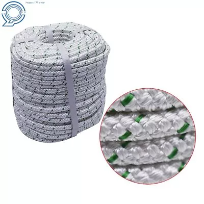 Multi Strand Weaving Polyester Rope 3/8 4800lbs Breaking Strength 200 Feet • $33.62