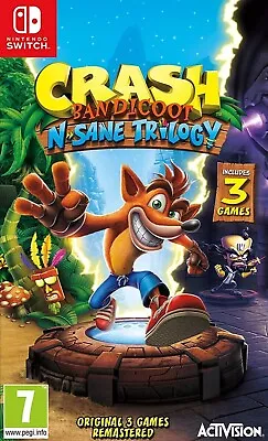 $54 • Buy Crash Bandicoot: N-Sane Trilogy Nintendo Switch Brand New Sealed
