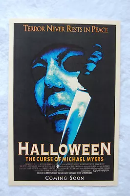 Halloween The Curse Of Michael Myers Lobby Card Movie Poster • $4.25