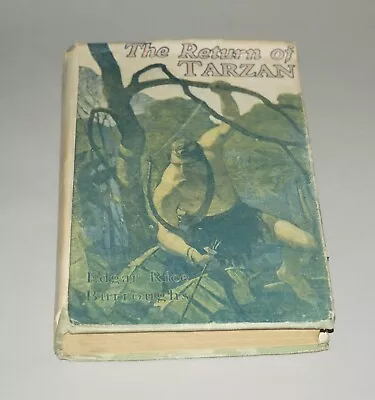 1915 The Return Of Tarzan Edgar Rice Burroughs Hardcover Book With Dust Jacket • $1.94