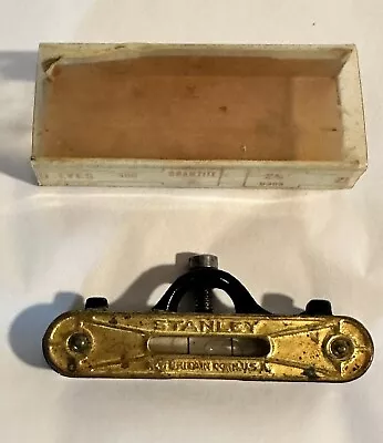 Vintage Stanley Pocket Level Attaches To Square New Britain Conn USA • $20.30