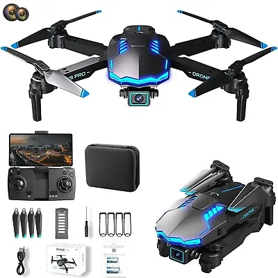 $54.31 • Buy Drone With 4K Dual Cameras Suitable For Kids And Adults Led Flying Orb