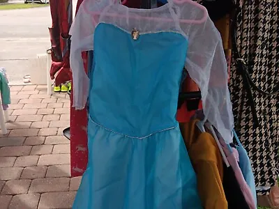 Disney Frozen Elsa Snow Queen Dress Girl Size 4-6  • $3.90
