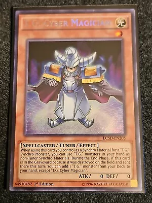 -Yu-Gi-Oh TCG- T.G. Cyber Magician 1st Edition Secret Rare LC5D-EN205 - VLP • $4.15