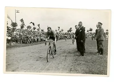 German Bicycle Race -  Vintage Antique  RPPC Real Photo Sports Military Postcard • $9.99