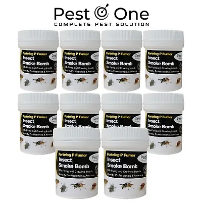 Wasp Bombs - Pest O One 11g Insect Killer Smoke Fogger For Attic Wasp Control !! • £49.89