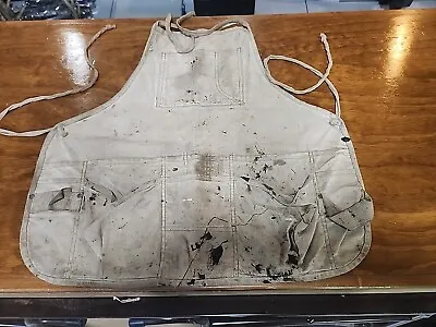 Vintage 1950's Carpenter's Nail & Tool Apron Bib  • $17.49