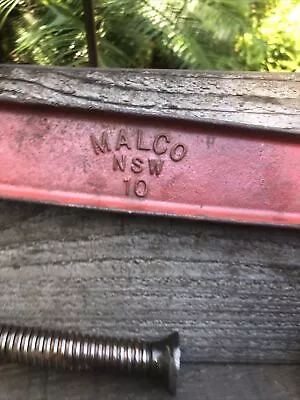 Vintage Huge G Clamp 10” MALCO NSW Old Tool AUSTRALIA • $65