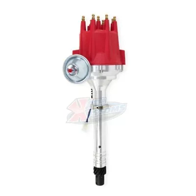 Chevy Small/Big Block Vac Adv Slip Collar Pro Billet Distributor Red Cap SBC BBC • $124.95