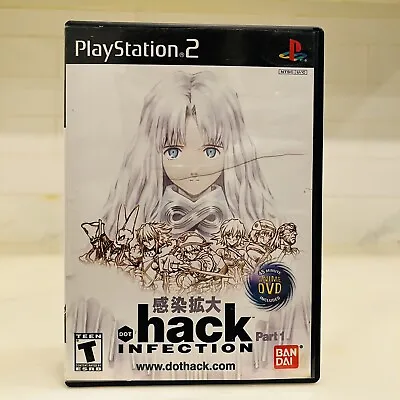 Dot .hack INFECTION Part 1 - Sony PS2 - Complete In Box W/ Manual No DVD • $16.99