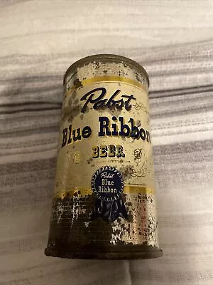 Vintage Pabst Blue Ribbon Flat Top 12 Oz Beer Can • $9