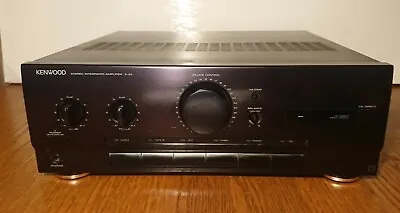 £89.95 • Buy Kenwood A-34 Stereo Hi-fi Separate Amplifier Amp 90's Vintage Black With Phono 
