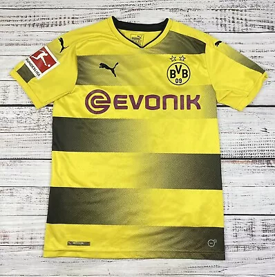 Borussia Dortmund 2017 - 2018 Home Jersey #22 Pulisic PUMA Yellow Shirt Kagawa • $51.90