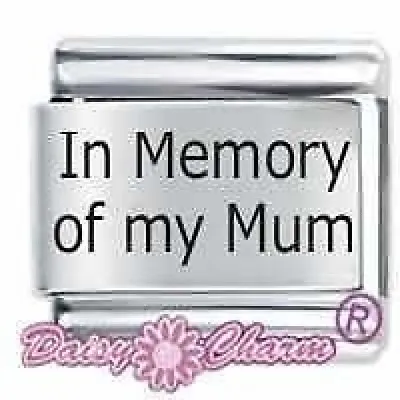 IN MEMORY OF MY MUM * Daisy Charm Compatible With Italian Modular Charm Bracelet • £4.36