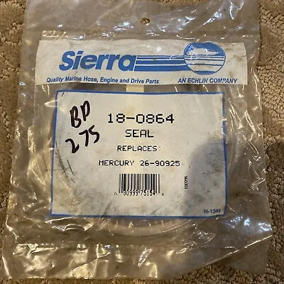 Mercury 26-90925 165 170 Engine Rear Crankshaft Seal Gasket Sierra 18-0864 • $30