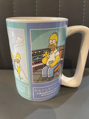 The Simpsons Homer Mug Large Ceramic Drinking Tea Coffee Hot Choc 2009 Fox Wesco • £12.99