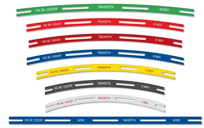 Track Laying Templates Straight & Curves Tracksetta - N/OO9 Gauge • $12.22