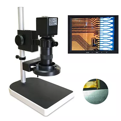 16MP 1080P 60FPS HDMI 10-180X Lab Industry C-mount Microscope Digital Camera • $99.75