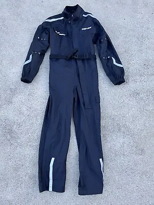 Can-Am Spyder Motorcycle One Piece Mens Waterproof Rain Suit Size Large BRP • $79.99