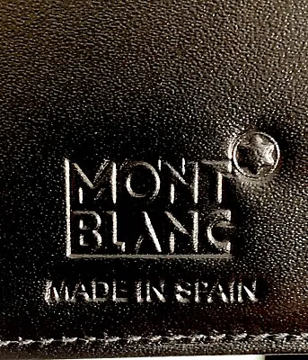 Mont Blanc Meisterstuck Leather Business Card Holder • $165