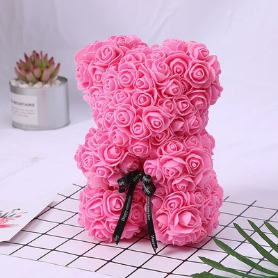 $19.85 • Buy Lovely Rose Flower Teddy Bear Doll Wedding Decors Birthday Valentine Day Gift*AU